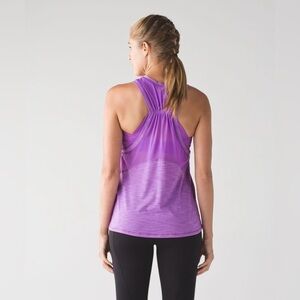 Lululemon Work The Circuit Tank in Heathered Moonlit Magenta / Moonlit Magenta 4